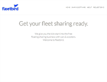 Tablet Screenshot of fleetbird.com